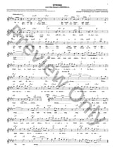 Strong piano sheet music cover